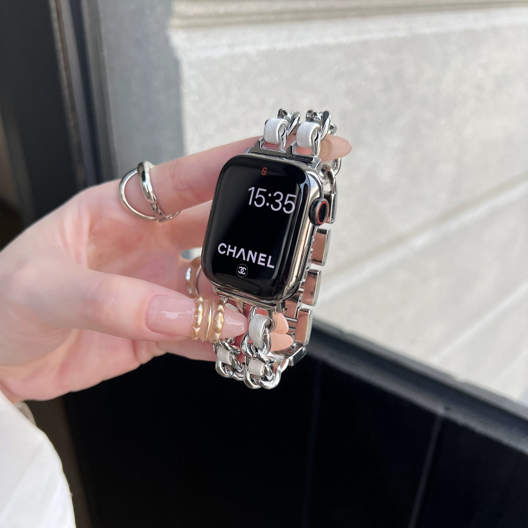 Double-Row Chain High-End Apple Watch Strap