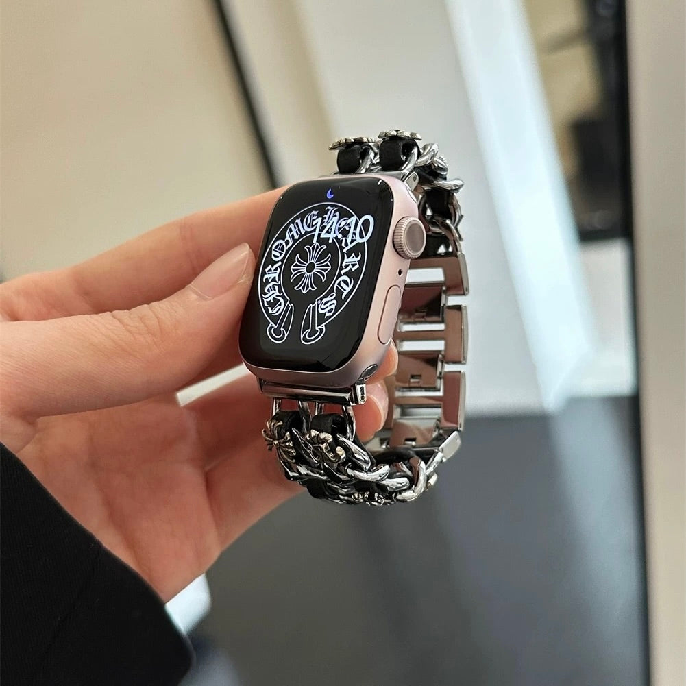 Chrome Hearts Stainless Steel Bracelet Watch Strap