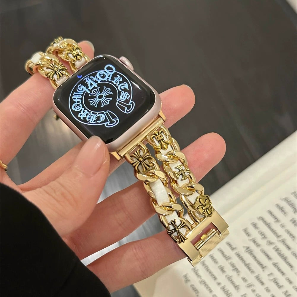 Chrome Hearts Stainless Steel Bracelet Watch Strap