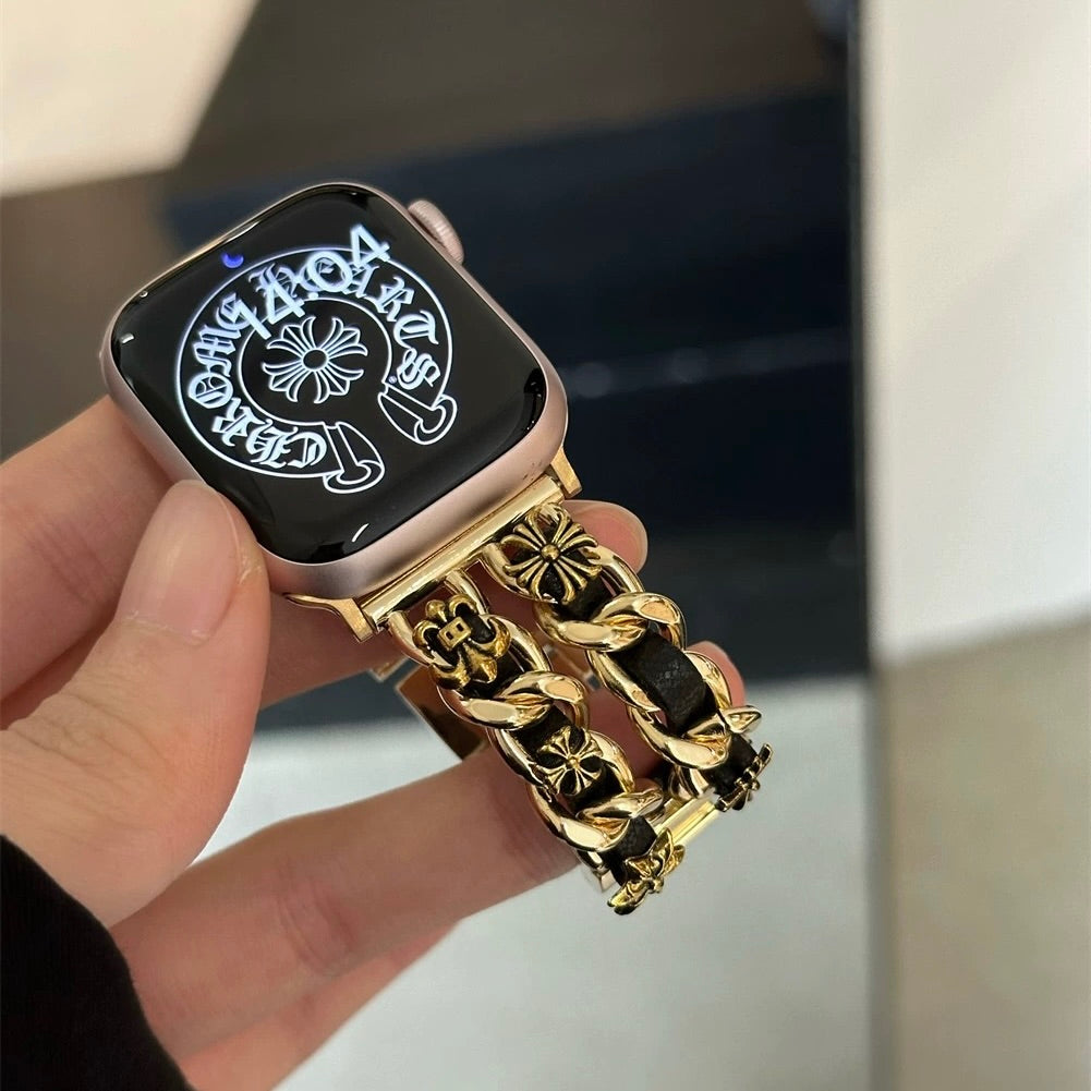 Chrome Hearts Stainless Steel Bracelet Watch Strap