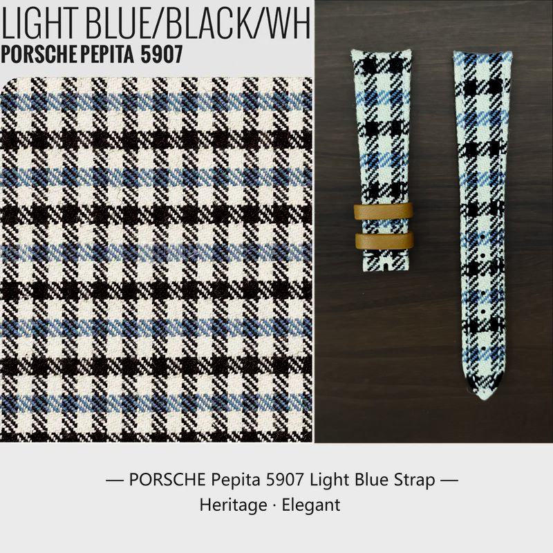 【PEPITA】5907 Light Blue Strap (Bespoke)