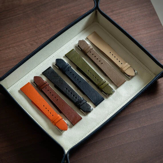 Classic Black Saffiano Seamless Strap