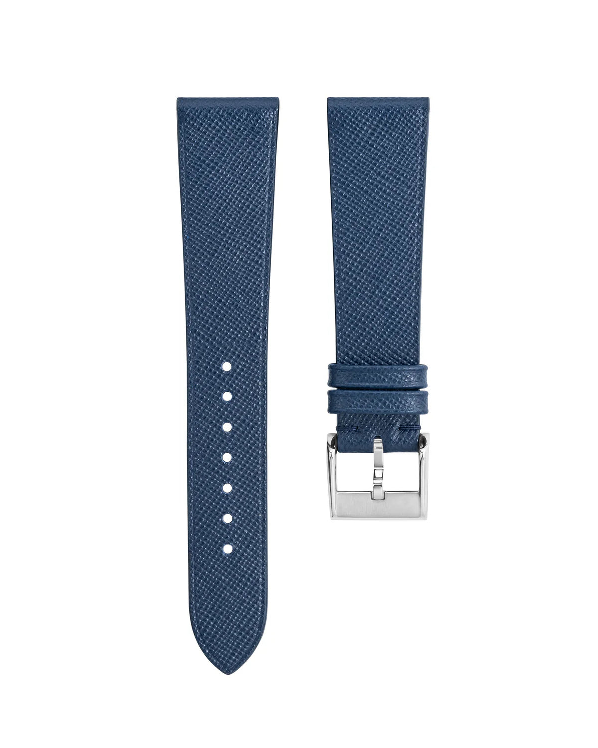 Navy Blue Saffiano Seamless Strap (Extra Thin)