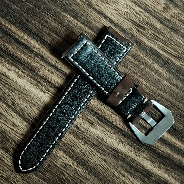Coffee Suede Italian Calf Leather Watch bands