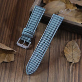Green Houndstooth Watch Strap