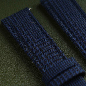 (New) Navy Blue Prince of Wales Watch Strap
