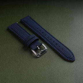 (New) Navy Blue Prince of Wales Watch Strap