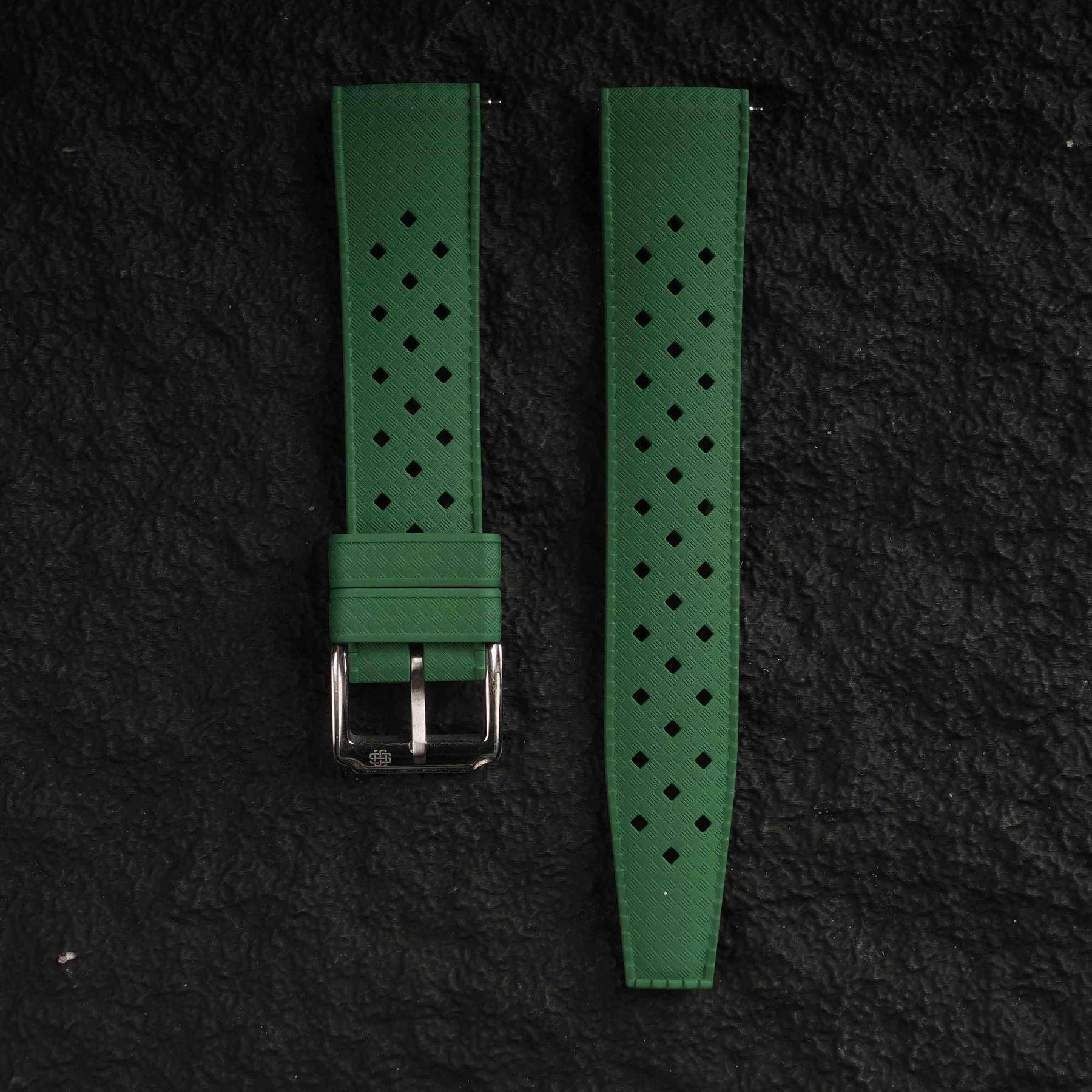 【TROPIC-FKM】Army Green DAI-EL™ Airflow Rubber Strap