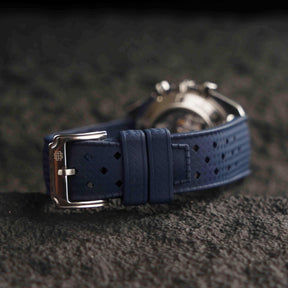 【TROPIC-FKM】Navy DAI-EL™ Airflow Rubber Strap