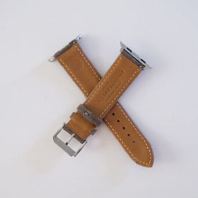 Premium Flannel Brown Wool Watchband