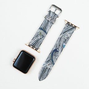Azure Koi Dance Apple Watch Strap