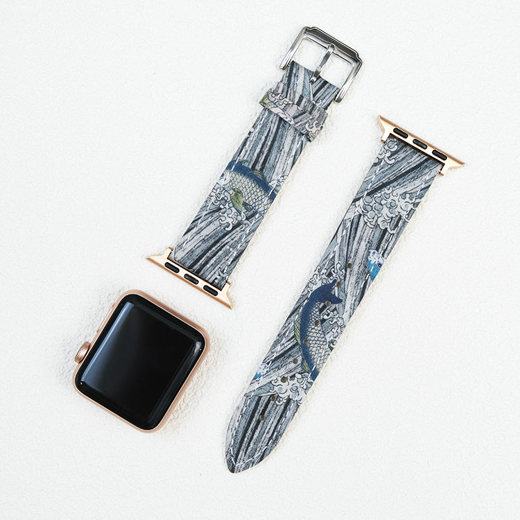 Azure Koi Dance Apple Watch Strap