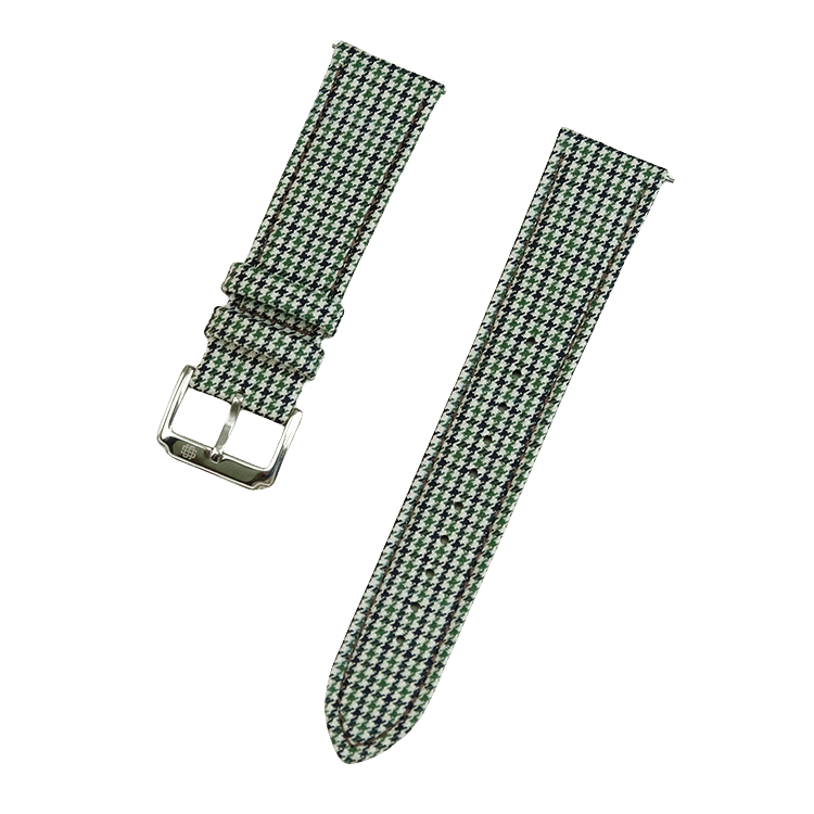 (NEW IN)Green Houndstooth Watch Strap