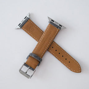 Premium Flannel Gray Wool Watchband