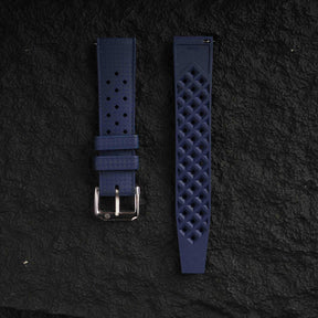 【TROPIC-FKM】Navy DAI-EL™ Airflow Rubber Strap