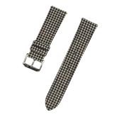 Light Brown and Red Houndstooth Watch Strap