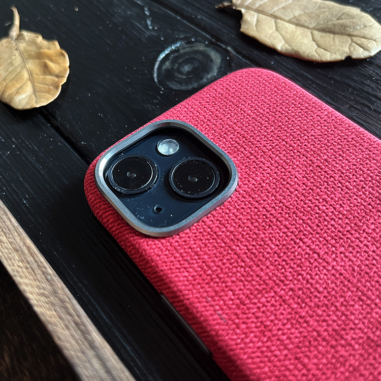 Red Wool Phone Case—MagSafe Compatible