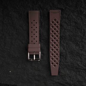 【TROPIC-FKM】Coffee DAI-EL™ Airflow Rubber Strap