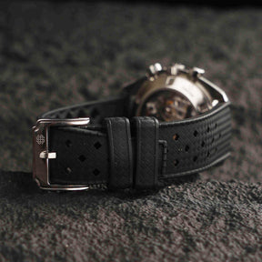 【TROPIC-FKM】Space Black DAI-EL™ Airflow Rubber Strap