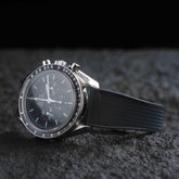 【TROPIC-FKM】Space Black DAI-EL™ Airflow Rubber Strap