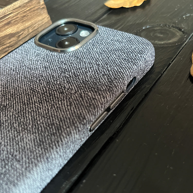 Light Grey Wool Phone Case—MagSafe Compatible