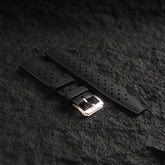 【TROPIC-FKM】Space Black DAI-EL™ Airflow Rubber Strap
