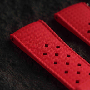【TROPIC-FKM】Red DAI-EL™ Airflow Rubber Strap