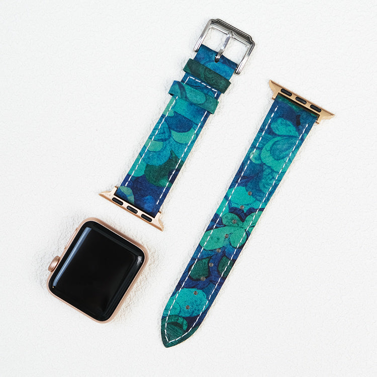 Azure Bloom Apple Watch Strap