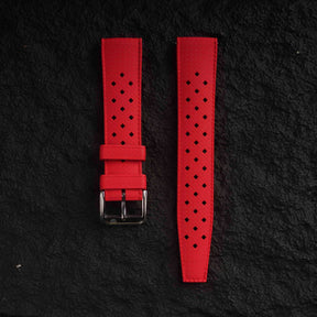 【TROPIC-FKM】Red DAI-EL™ Airflow Rubber Strap