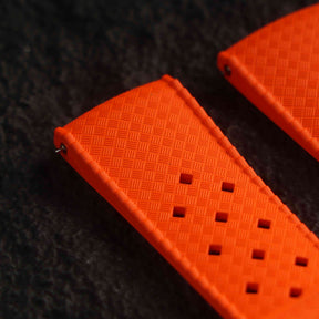 【TROPIC-FKM】Orange DAI-EL™ Airflow Rubber Strap