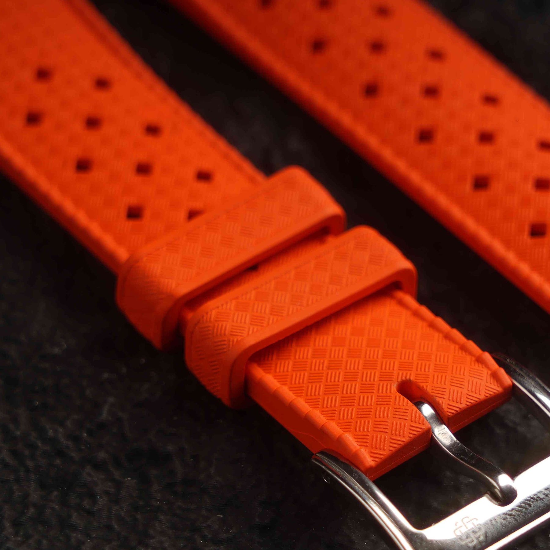 【TROPIC-FKM】Orange DAI-EL™ Airflow Rubber Strap