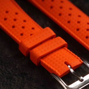 【TROPIC-FKM】Orange DAI-EL™ Airflow Rubber Strap