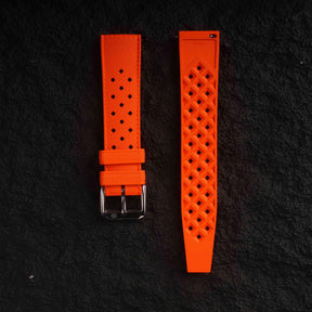 【TROPIC-FKM】Orange DAI-EL™ Airflow Rubber Strap