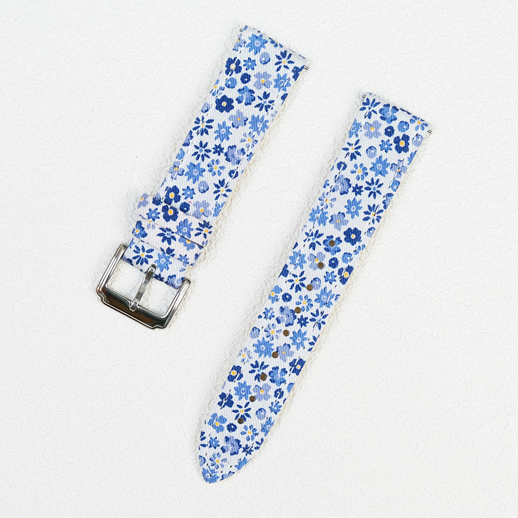 Blue Petal Meadow Apple Watch Strap