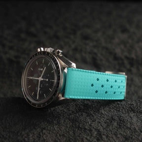 【TROPIC-FKM】Ice Blue DAI-EL™ Airflow Rubber Strap