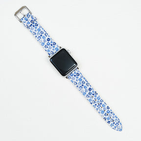 Blue Petal Meadow Apple Watch Strap