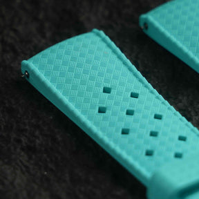 【TROPIC-FKM】Ice Blue DAI-EL™ Airflow Rubber Strap