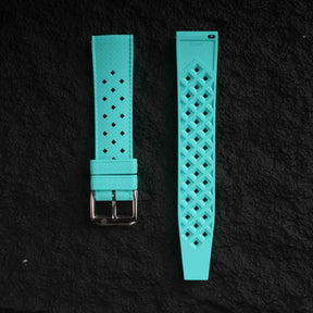 【TROPIC-FKM】Ice Blue DAI-EL™ Airflow Rubber Strap