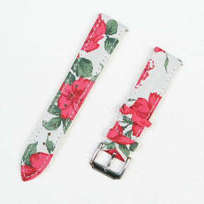 Crimson Elegance Apple Watch Strap