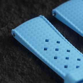 【TROPIC-FKM】Sky Blue DAI-EL™ Airflow Rubber Strap