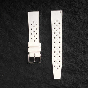 【TROPIC-FKM】White DAI-EL™ Airflow Rubber Strap