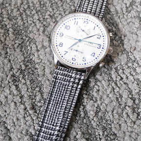 (New in) Black and White Prince Plaid Watch Strap