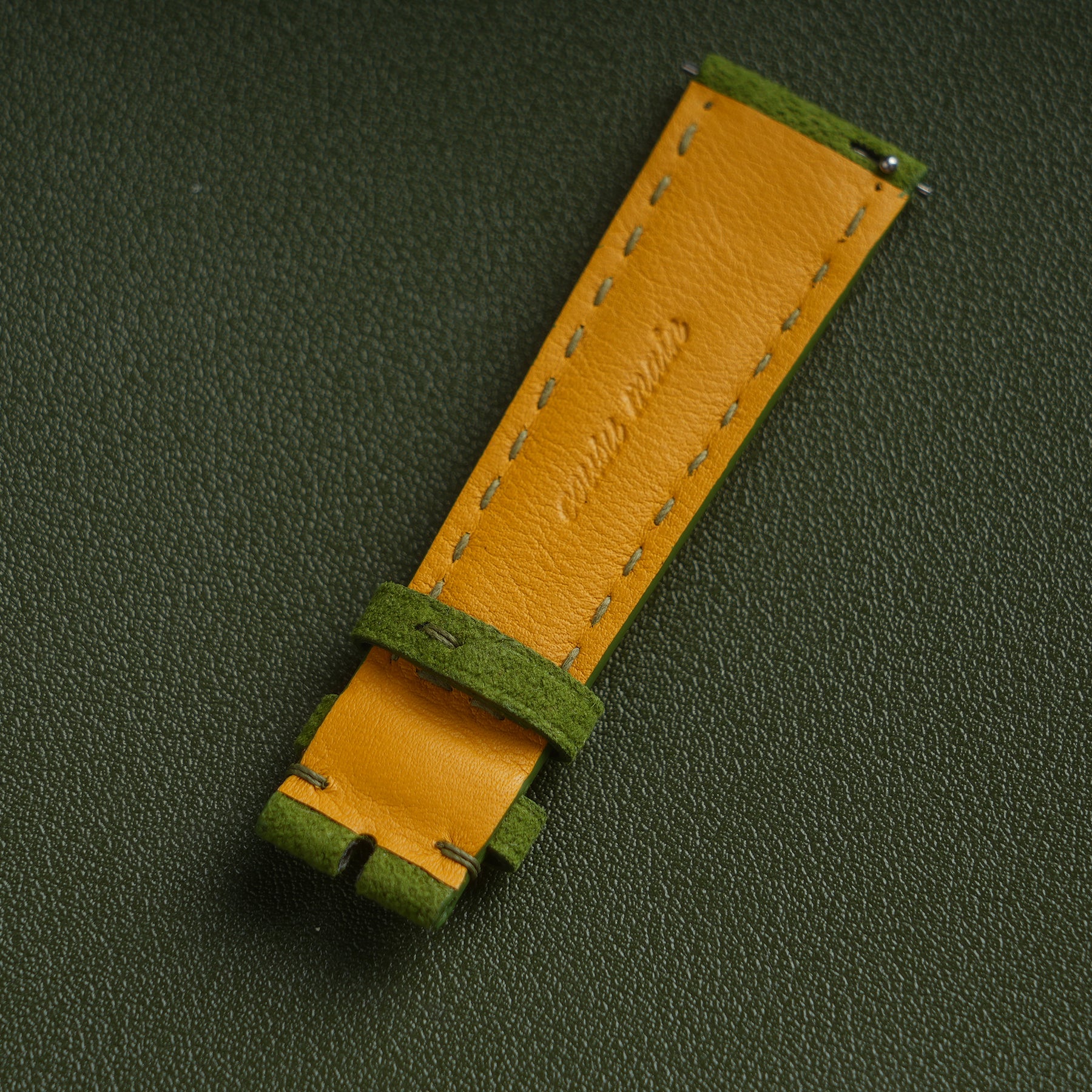Alcantara® Racing Green Watch Strap