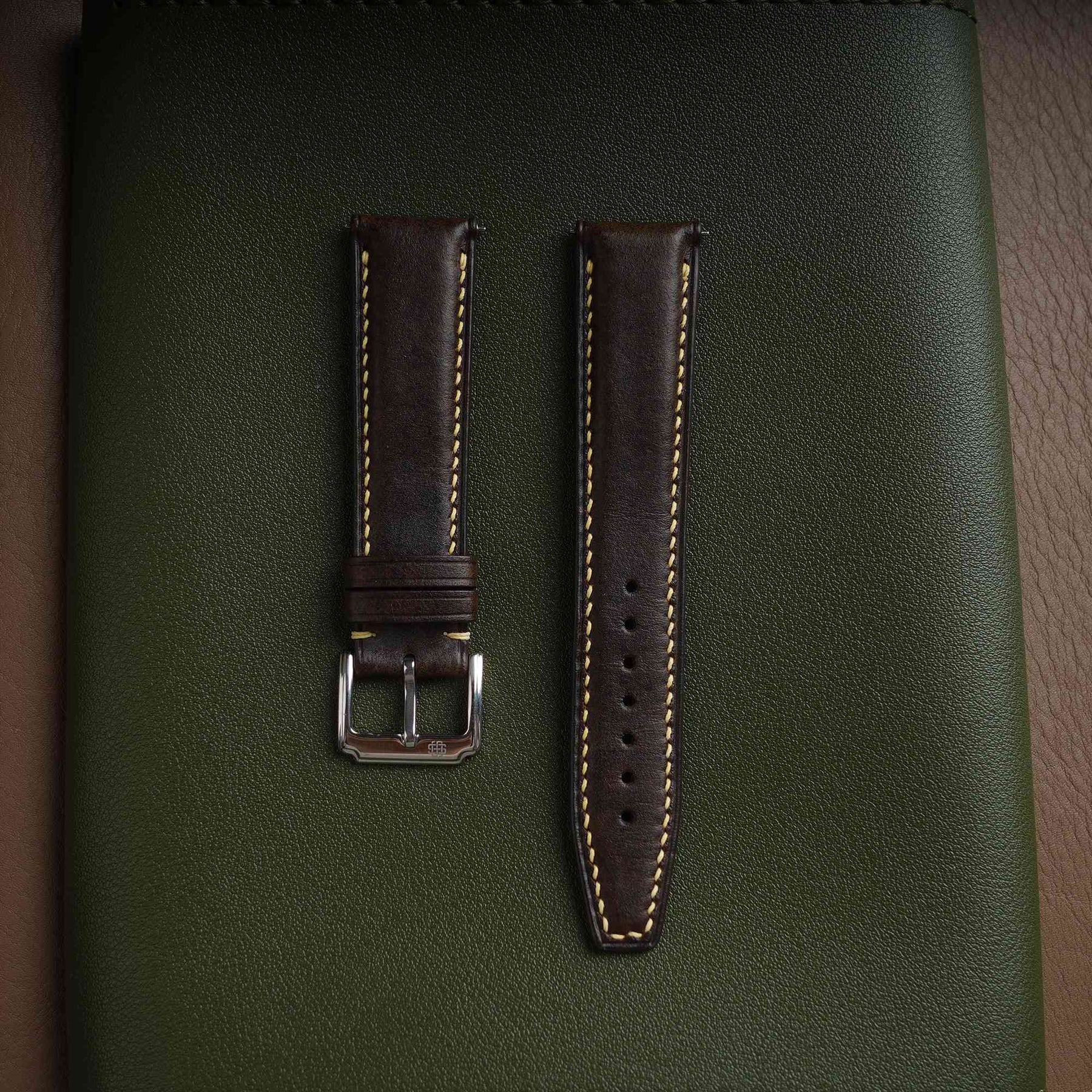 【Tuscania】Blackwood Italian Cowhide Strap