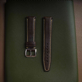 【Tuscania】Blackwood Italian Cowhide Strap