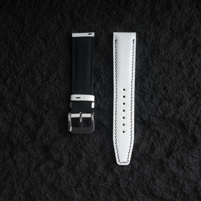 【LT FKM】Ivory Fluoroelastomer Watch Strap