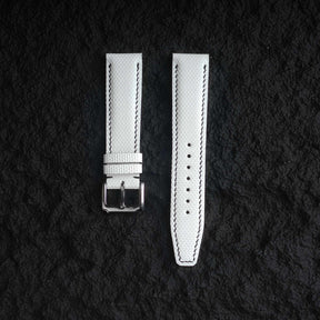 【LT FKM】Ivory Fluoroelastomer Watch Strap