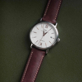 【Tuscania】Wine Red Italian Cowhide Strap