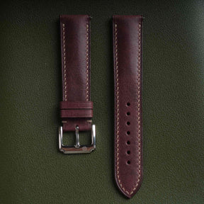 【Tuscania】Wine Red Italian Cowhide Strap