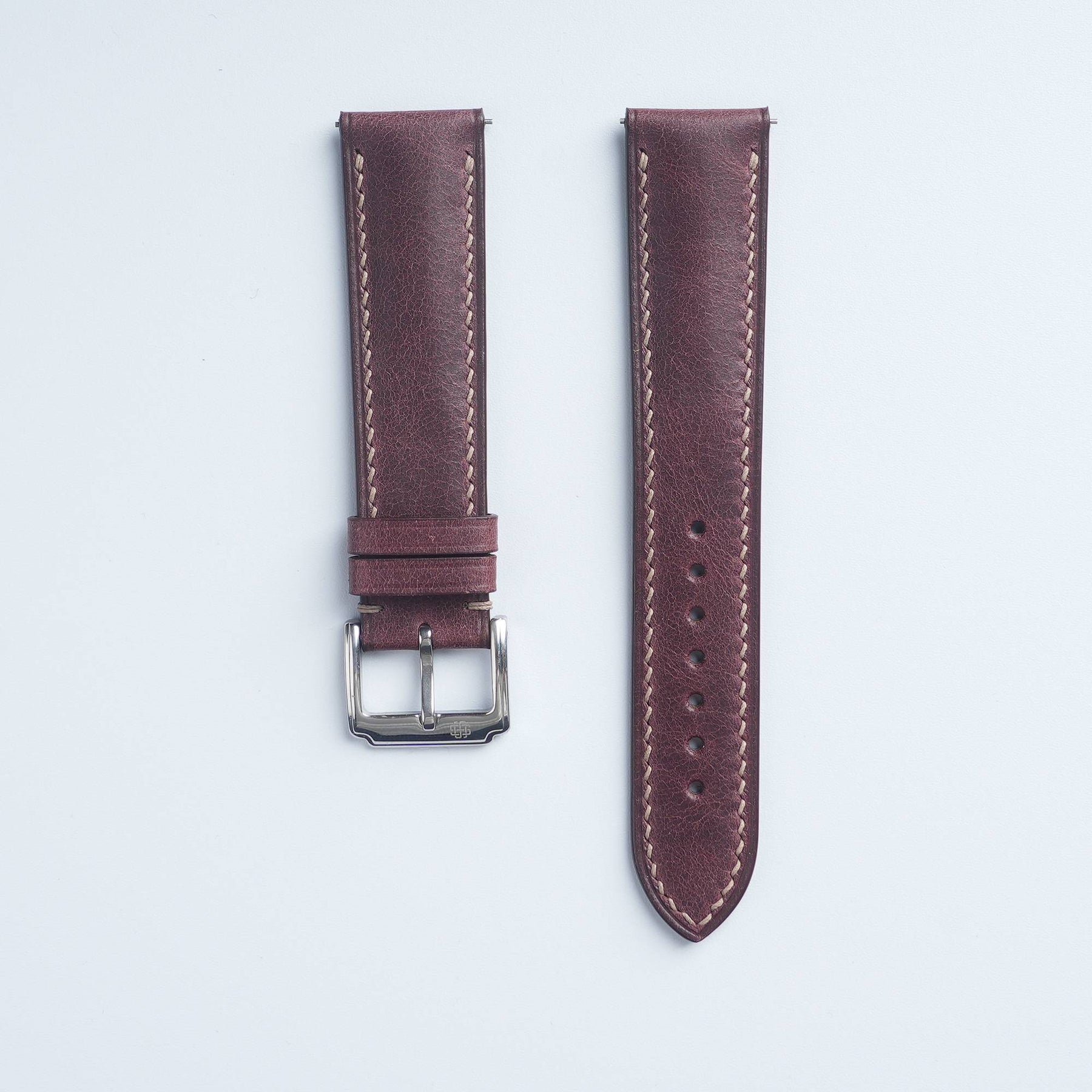 【Tuscania】Wine Red Italian Cowhide Strap